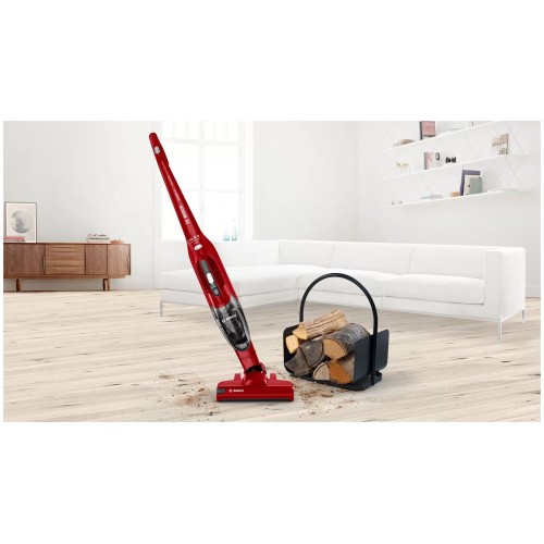 Вертикальный пылесос Bosch BBHF214R (красный) 4