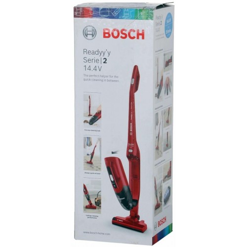 Вертикальный пылесос Bosch BBHF214R (красный) 9