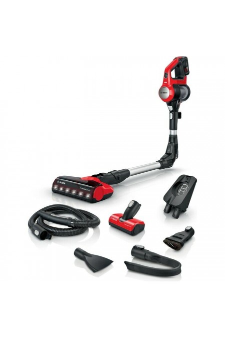 Вертикальный пылесос Bosch BCS711PET (красный/черный) 