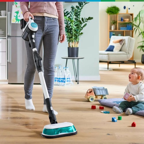 Вертикальный пылесос Bosch BCS71HYG1 (черный/зеленый) 3