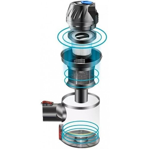 Вертикальный пылесос BQ VC1002H (серый/синий) 9