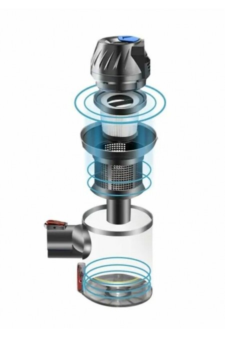 Вертикальный пылесос BQ VC1002H (серый/золотистый) 2