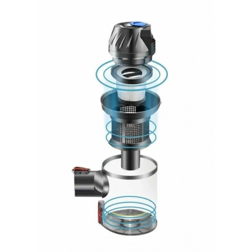 Вертикальный пылесос BQ VC1002H (серый/золотистый) 2