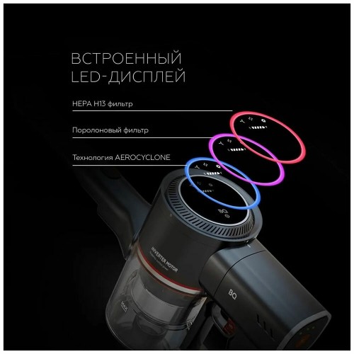 Вертикальный пылесос BQ VCA1000W (красный/серый) 8