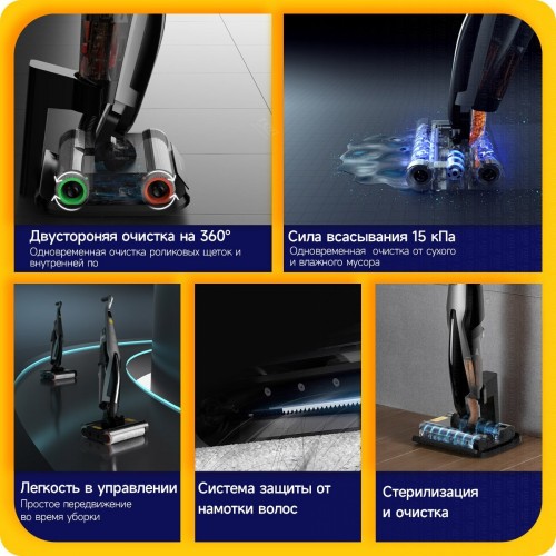 Вертикальный пылесос Deerma DEM-VX96W (серый) 2