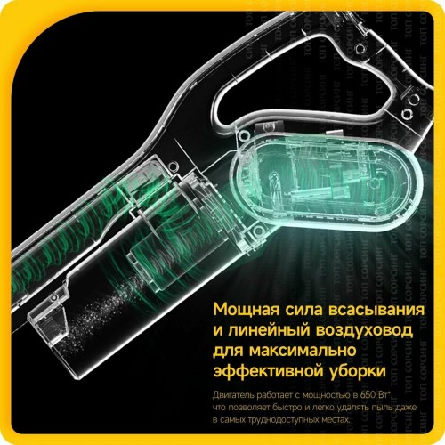 Вертикальный пылесос Deerma DX700 Pro (черный) 2