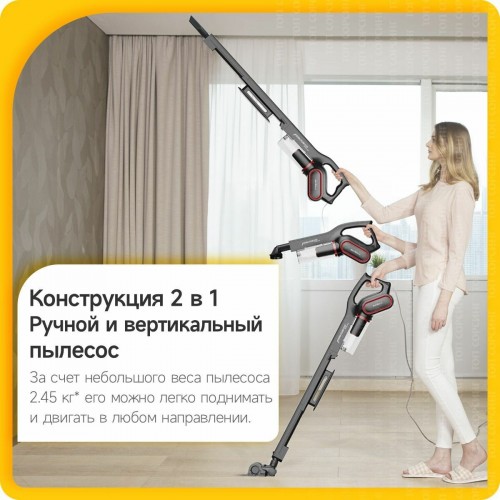 Вертикальный пылесос Deerma DX700 Pro (черный) 5