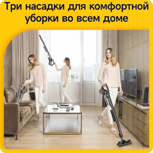 Вертикальный пылесос Deerma DX700 Pro (черный) 6