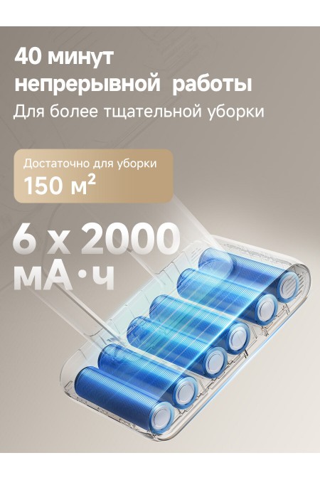 Вертикальный пылесос Dreame R10S Slim (VRV58F) (белый) 7
