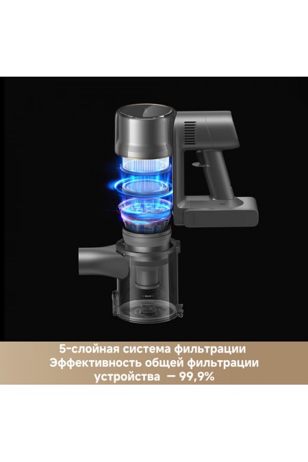 Вертикальный пылесос Dreame R20 Essential (VZV30A) (серый) 4