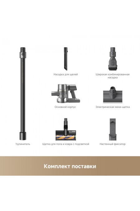 Вертикальный пылесос Dreame R20 Essential (VZV30A) (серый) 9