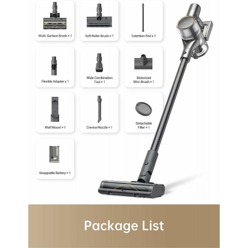 Вертикальный пылесос Dreame R20 (VTV97A) (серый) 8