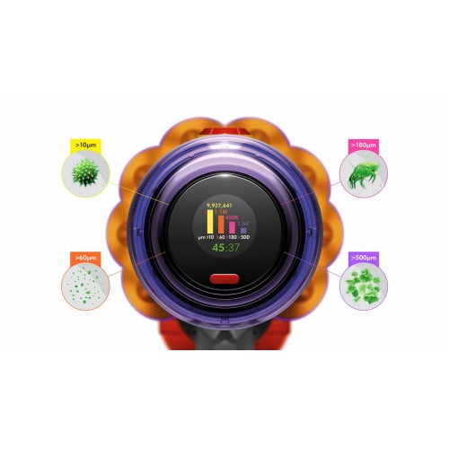 Вертикальный пылесос Dyson V12 Detect Slim Absolute (SV46) (желтый/никель) 6