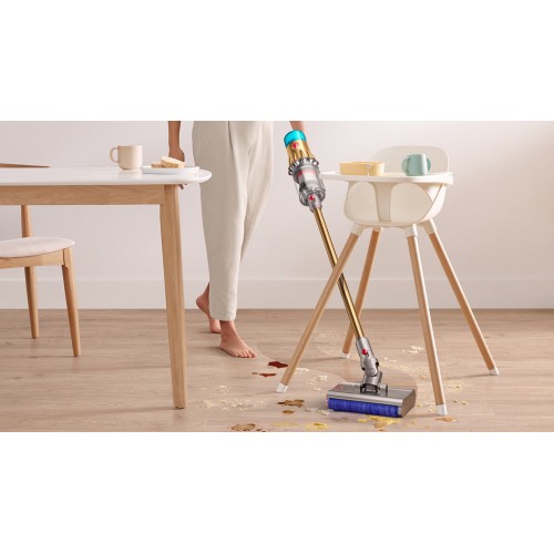 Вертикальный пылесос Dyson V12S Detect Slim Submarine (золотой) 8