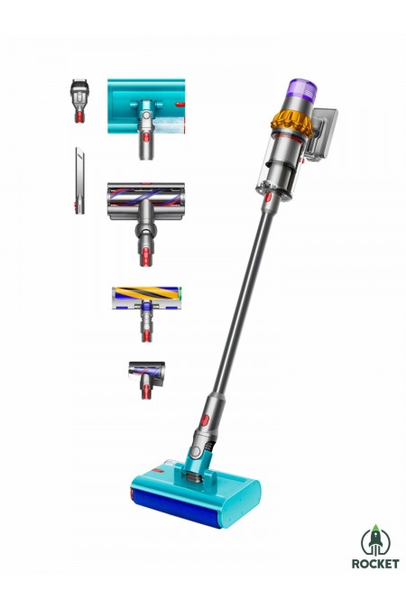 Вертикальный пылесос Dyson V15s Detect Submarine (SV47) Yellow/Nickel (желтый/никель) 1