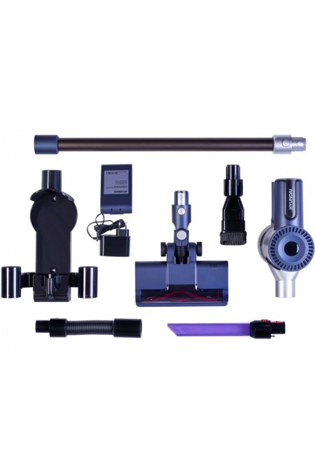 Вертикальный пылесос Hyundai HYV-S7570 (черный/серебристый) 8