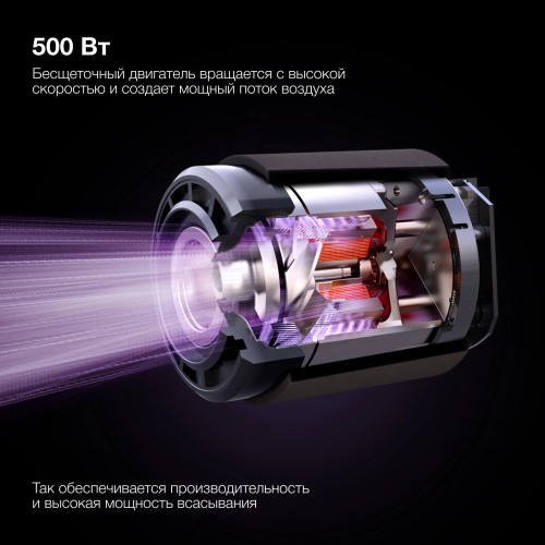 Вертикальный пылесос Hyundai HYV-S7970 (серый/синий) 4