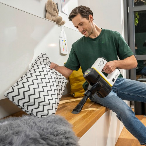 Вертикальный пылесос Karcher VC 6 Cordless OurFamily Pet (1.198-673.0) (серебристый/белый) 8