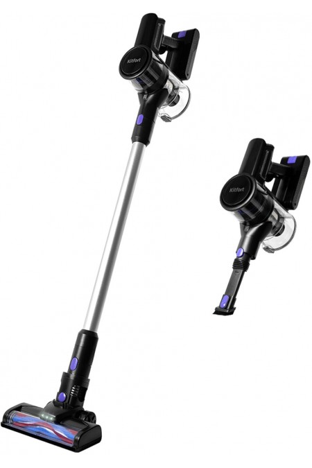 Вертикальный пылесос Kitfort KT-5151 (черный/фиолетовый) 