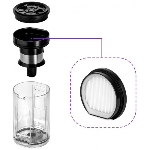 Вертикальный пылесос Kitfort KT-5154 (белый) 6