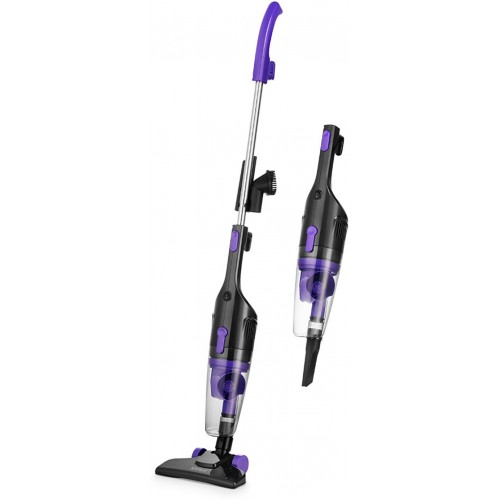 Вертикальный пылесос Kitfort КТ-5156 (черный/фиолетовый) 