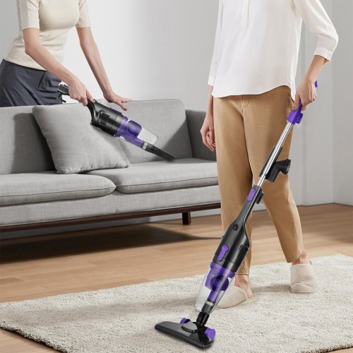 Вертикальный пылесос Kitfort КТ-5156 (черный/фиолетовый) 1