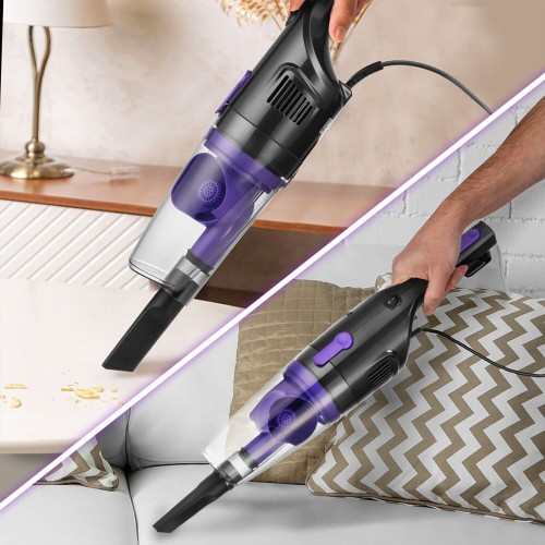 Вертикальный пылесос Kitfort КТ-5156 (черный/фиолетовый) 2