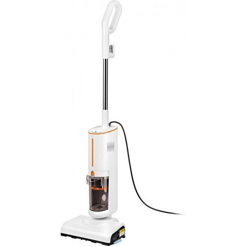 Вертикальный пылесос Kitfort КТ-5157-2 (белый/оранжевый) 