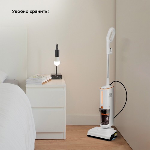 Вертикальный пылесос Kitfort КТ-5157-2 (белый/оранжевый) 3