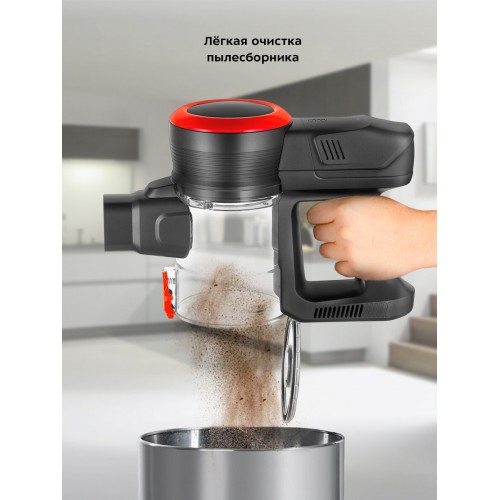 Вертикальный пылесос Kitfort КТ-5175-2 (красный/черный) 9