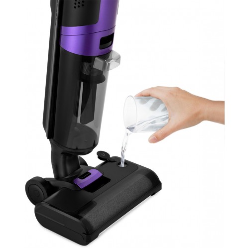 Вертикальный пылесос Kitfort КТ-5176 (черный/фиолетовый) 6