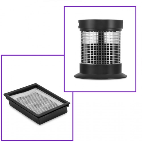 Вертикальный пылесос Kitfort КТ-5176 (черный/фиолетовый) 8