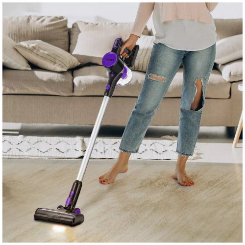 Вертикальный пылесос Kitfort КТ-5236 (черный/фиолетовый) 6