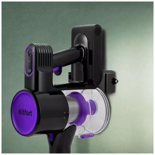 Вертикальный пылесос Kitfort КТ-5236 (черный/фиолетовый) 8