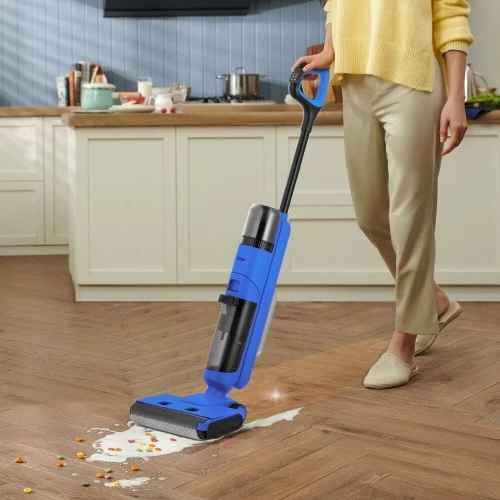 Вертикальный пылесос Kitfort KT-5238-2 (черный/синий) 1