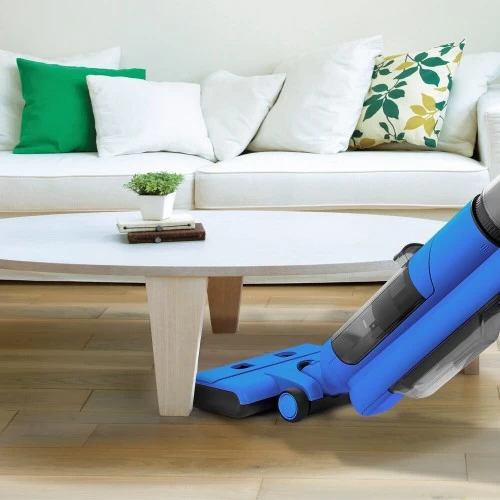 Вертикальный пылесос Kitfort KT-5238-2 (черный/синий) 7