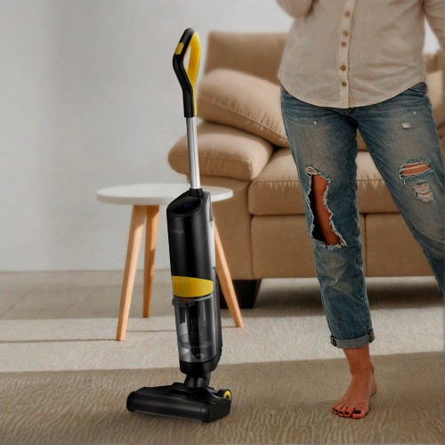 Вертикальный пылесос Kitfort КТ-5258 (черный/желтый) 5