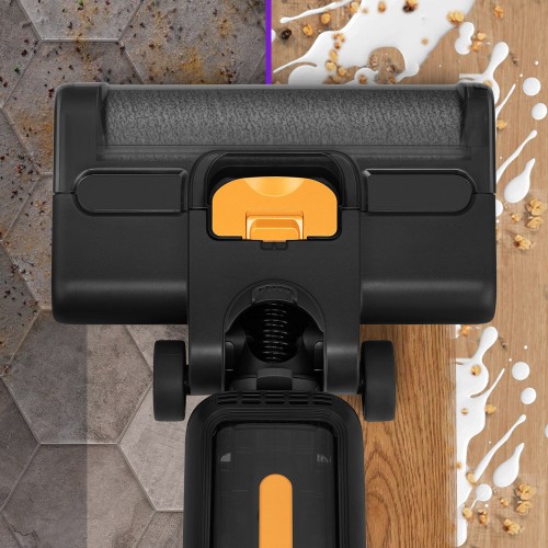 Вертикальный пылесос Kitfort КТ-5260 (черный/оранжевый) 5