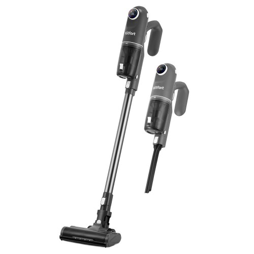 Вертикальный пылесос Kitfort КТ-5287 (черный/серый) 