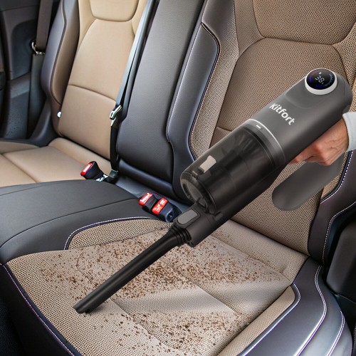 Вертикальный пылесос Kitfort КТ-5287 (черный/серый) 1