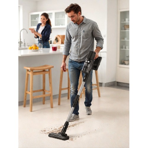 Вертикальный пылесос Kitfort КТ-5290 (черный/серебристый) 1