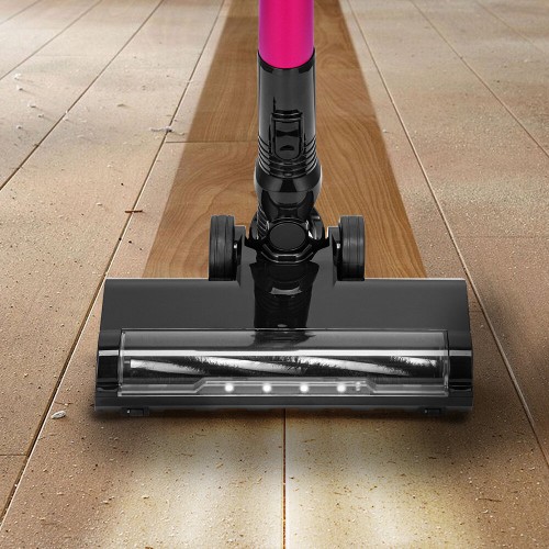 Вертикальный пылесос Kitfort КТ-5291 (черный/розовый) 5