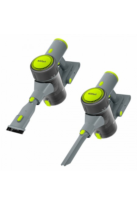 Вертикальный пылесос Kitfort КТ-5306 (серый/зеленый) 1