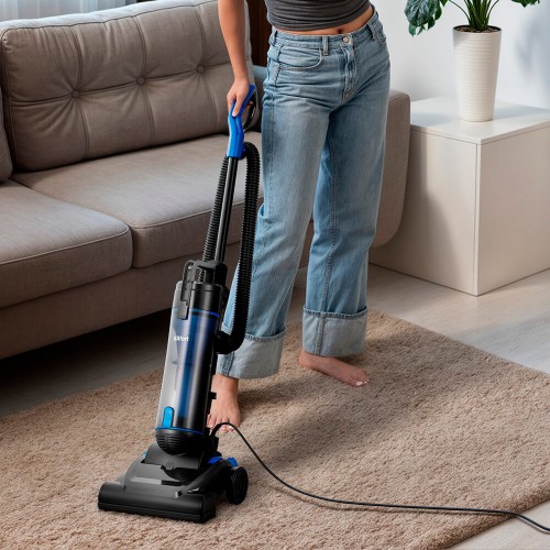 Вертикальный пылесос Kitfort КТ-5318 (черный/синий) 1