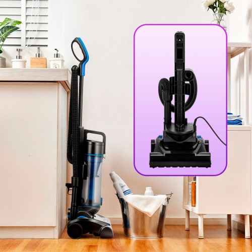 Вертикальный пылесос Kitfort КТ-5318 (черный/синий) 5