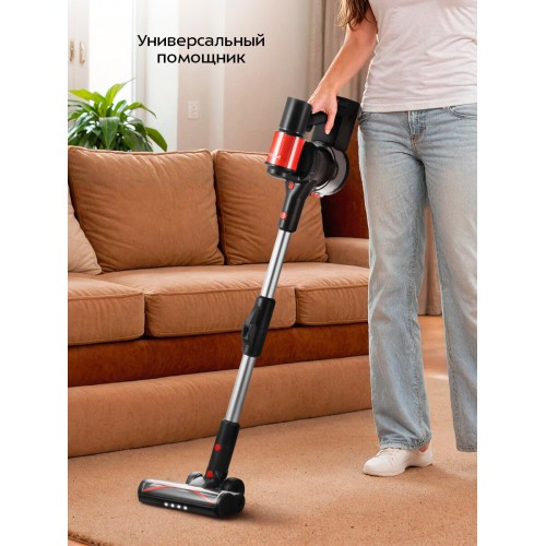 Вертикальный пылесос Kitfort КТ-5389 (черный/красный) 4