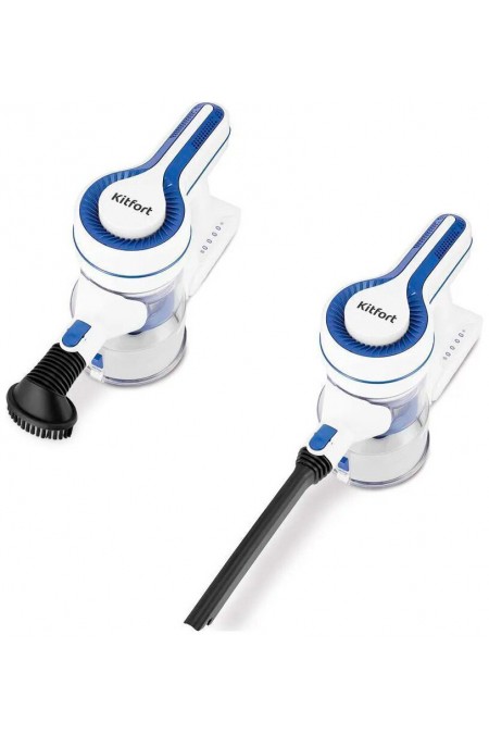 Вертикальный пылесос Kitfort КТ-5512 (белый/синий) 1