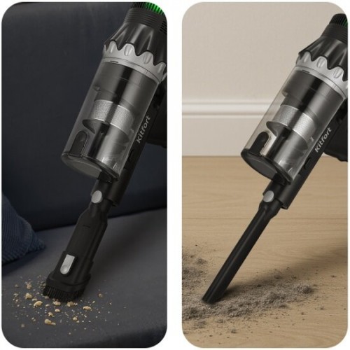 Вертикальный пылесос Kitfort КТ-5549 (черный/серебристый) 2