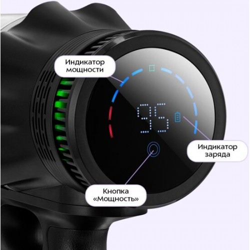 Вертикальный пылесос Kitfort КТ-5549 (черный/серебристый) 4