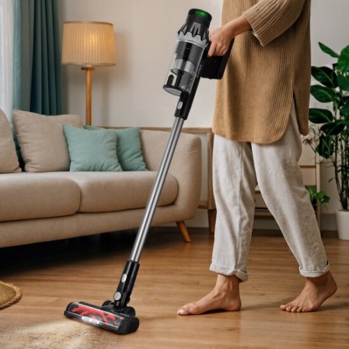 Вертикальный пылесос Kitfort КТ-5549 (черный/серебристый) 6